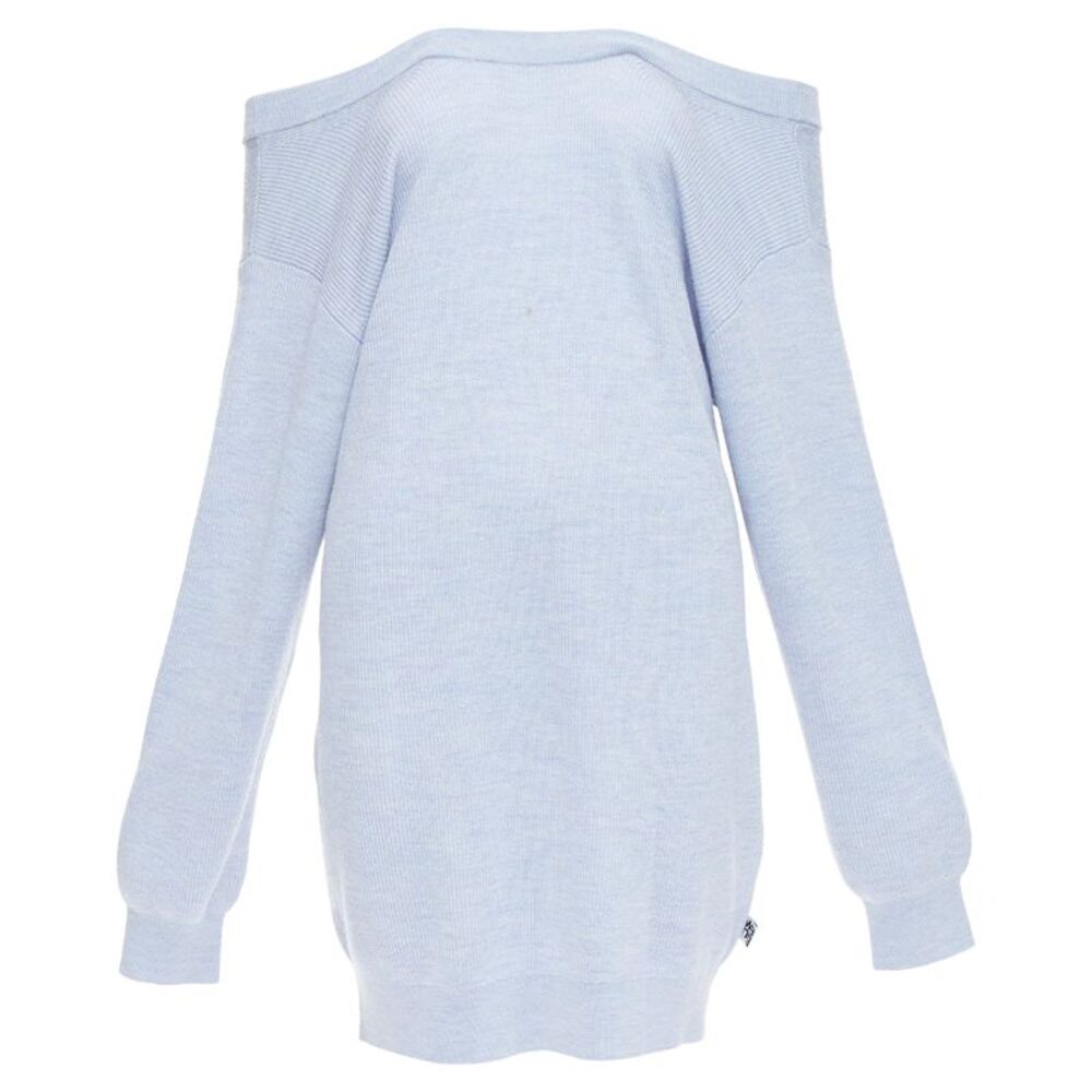 Alexander Wang T merino wool contrast sweater dress